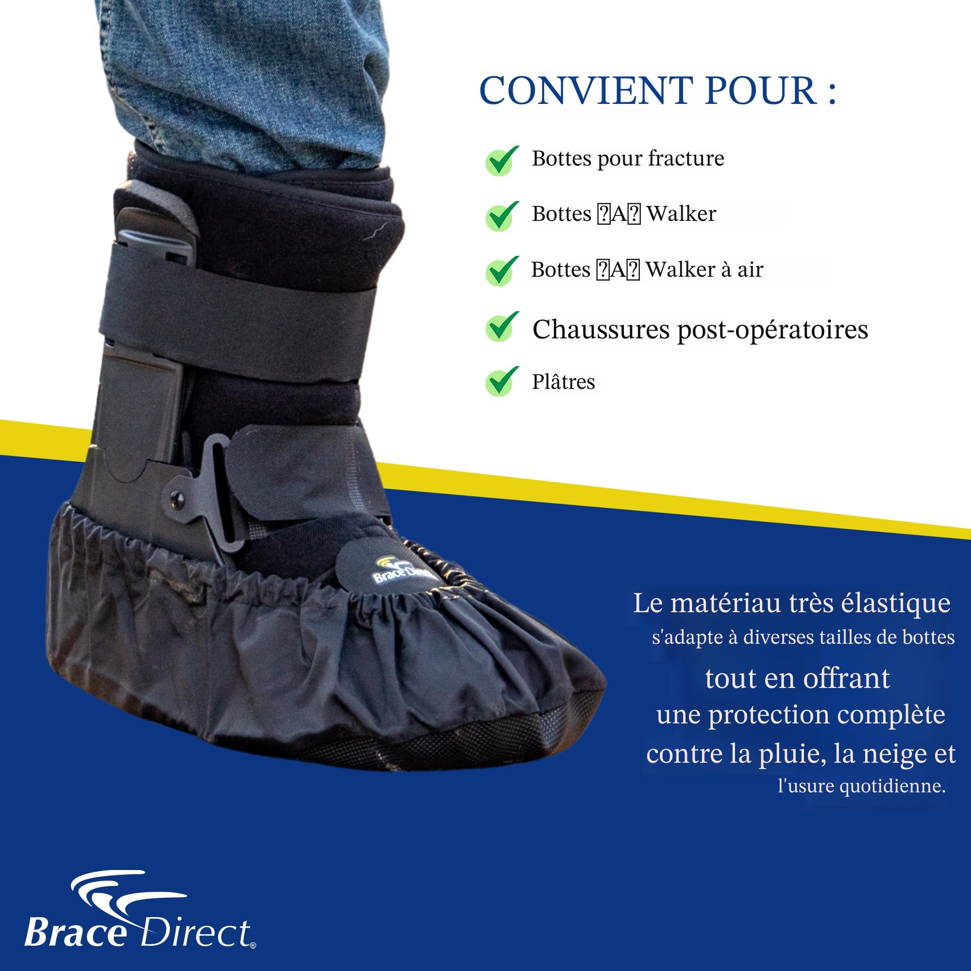 OHCOZZY Lot de 4 chaussures imperméables pour chien de petite, moyenne