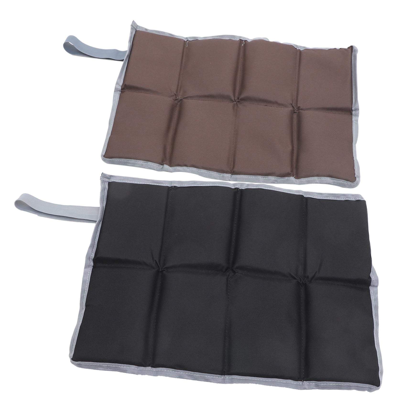 BRIGHTFUFU Outdoor Camping Seat Pad Oxford Cloth Portable Folding Mat Picnic Cushion 4pcs Set