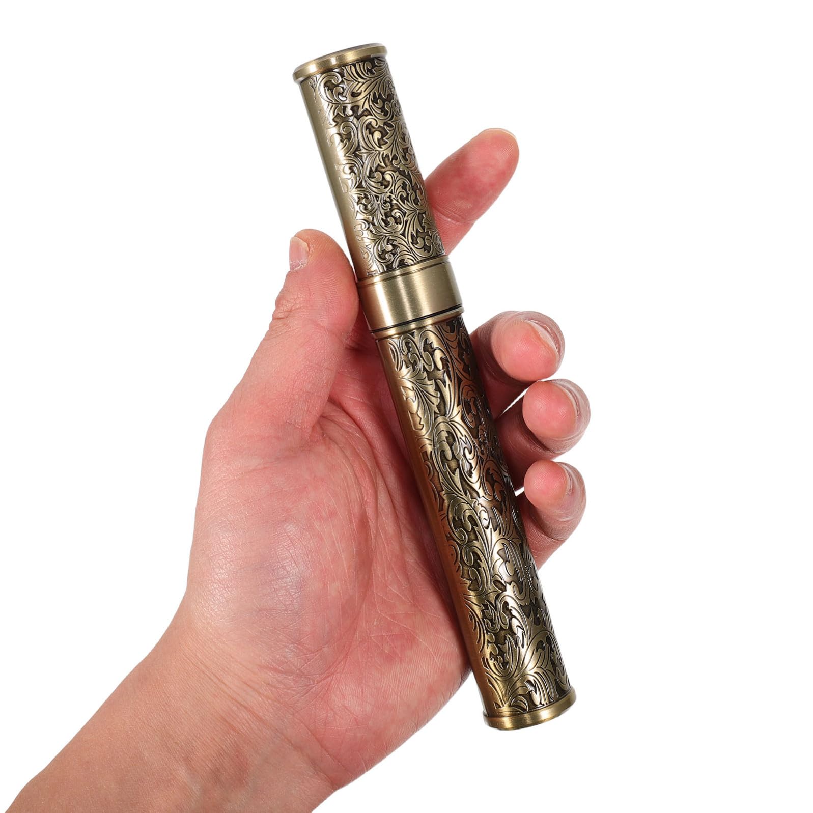 Reiseetui Für Zigarren Luftdichte Zigarrenetui-Röhre Aus Metall Tragbarer Einzelner Zigarrenhumidor Für Reisen Camping Und Partys 17.70 X 2.50 X 2.50 cm