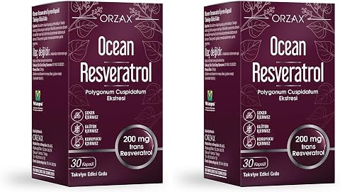 Orzax Ocean Resveratrol 200 Mg 30 Kapsül (2 paketi)
