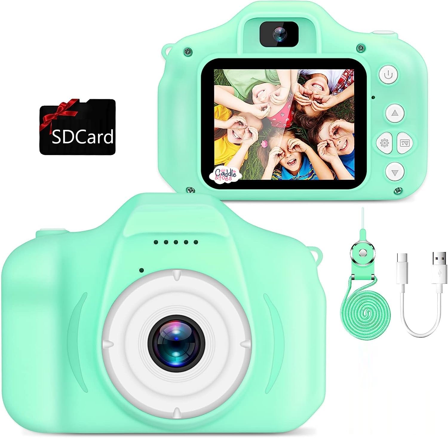 See full amazon price history chart for CADDLE & TOES Kids Digital Camera for Boys Girls,20MP 1080P Digital Video Camera for Kids,Christmas Birthday Gift for Boys Age 4+ to 14,Kids Camera for 4+ 5 6 7 8 9 10 Year Old (Green Plus SDCard) CADDLE & TOES Kids Digital Camera for Boys Girls,20MP 1080P Digital Video Camera for Kids,Christmas Birthday Gift for Boys Age 4+ to 14,Kids Camera for 4+ 5 6 7 8 9 10 Year Old (Green Plus SDCard) (B0C9JM5SPY) Amazon Price History, Amazon Price Tracker