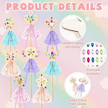 マドレーヌちゃん フォトフレーム Amazon.com: 34 Pcs Make Your Own Princess Wand Kit 16