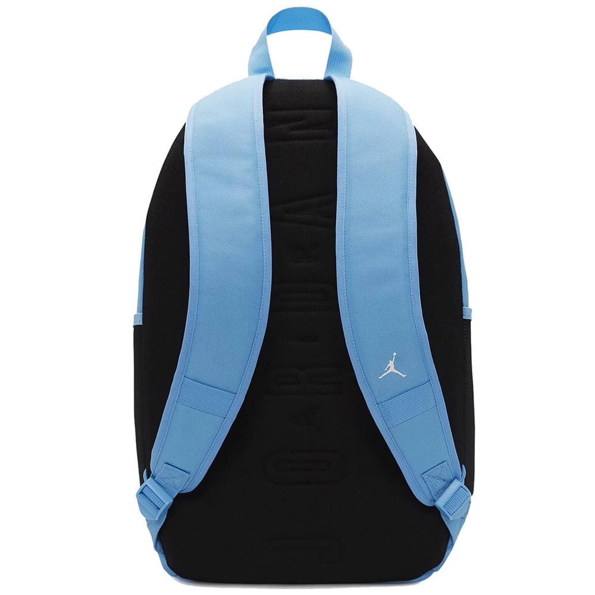 PRESTIGE & DELUXE Zaino compatibile con Jordan Azzurro, Schienale E Spallacci Imbottiti - tasche interne - per sport università gita e tempo libero Dim: 45 cm x 30 cm x 18 cm