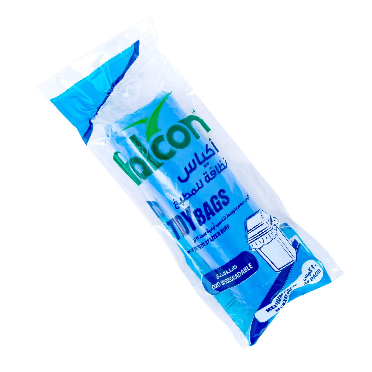 Falcon Bio-deg. Tidy Bags Blue 66 X 51 cm - 20 Pc
