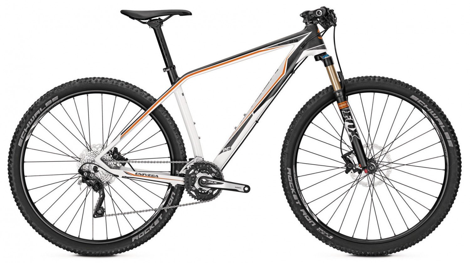 MTB Univega SUMMIT EXPERT 29' 30 marce, telaio in carbonio, freno a disco, altezza telaio: 53; colori: carbonio opaco/bianco lucido