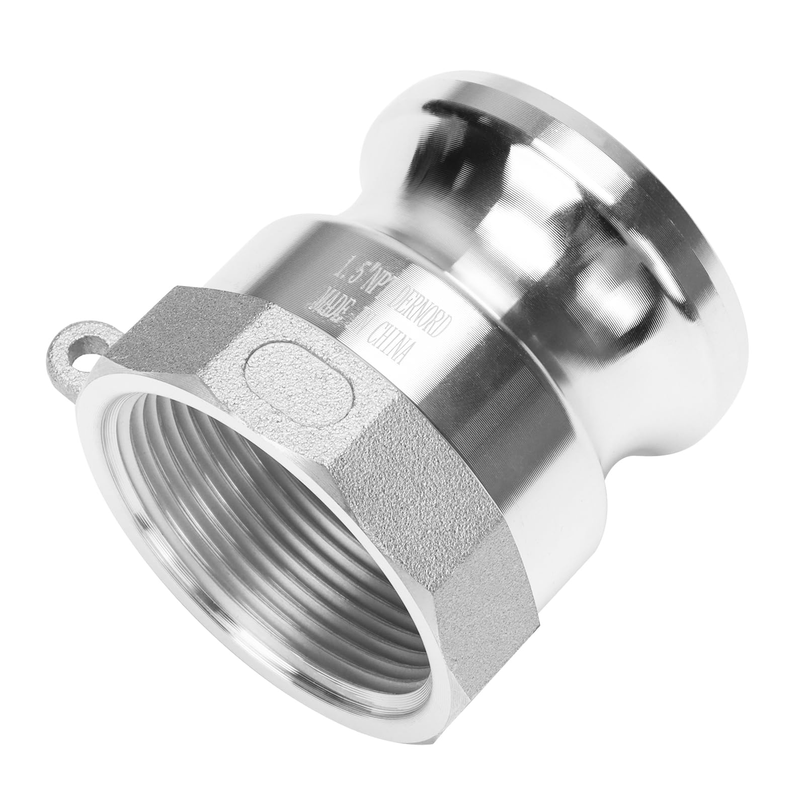 DERPIPE Aluminum PartA Camlock Fitting 1.5 Male Cam