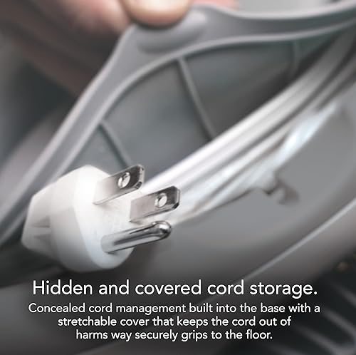 Miniatura 5 de Vornadobaby Tempa Nursery, calentador eléctrico para bebé con controles de bloqueo, protección contra vuelcos, apagado de seguridad, almacenamiento