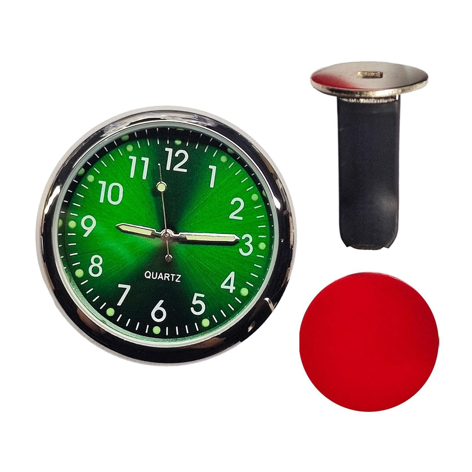 Cydzsra Light/Dark Mini Automotive Clock Portable Car Clock Designed With Luminous Features For Reliable Timekeeping While Driving Air Conditioner Vent Clip Decoration