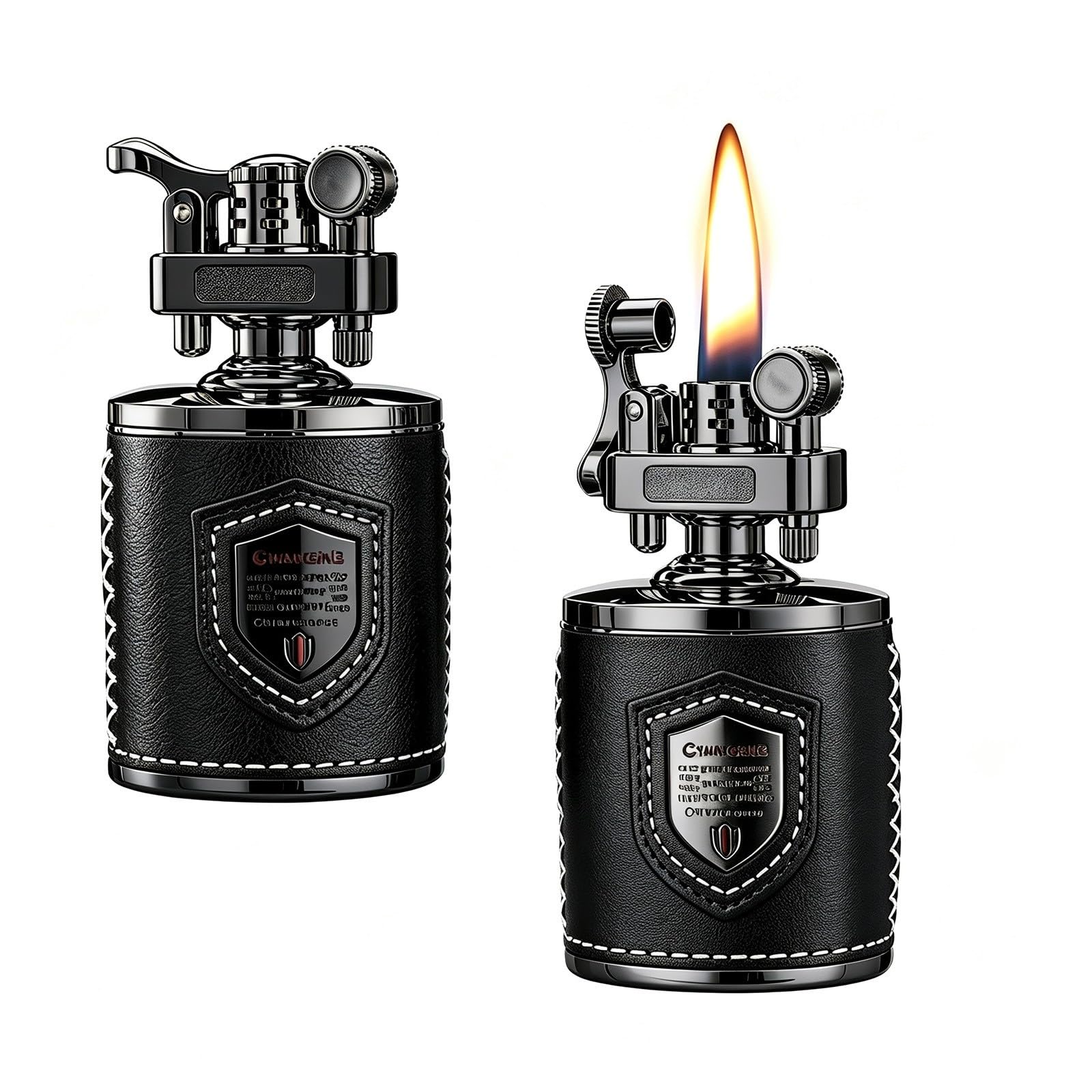 Briquets à kérosène de grande capacité, briquets coupe-vent au butane