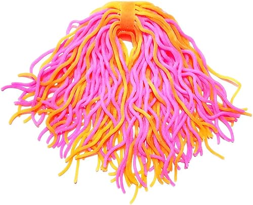 Bola de espagueti elástica de 11 pulgadas, juguete sensorial de fideos con cuerda, juguete sensorial para el autismo, pasta, TDA, TDAH, herramientas