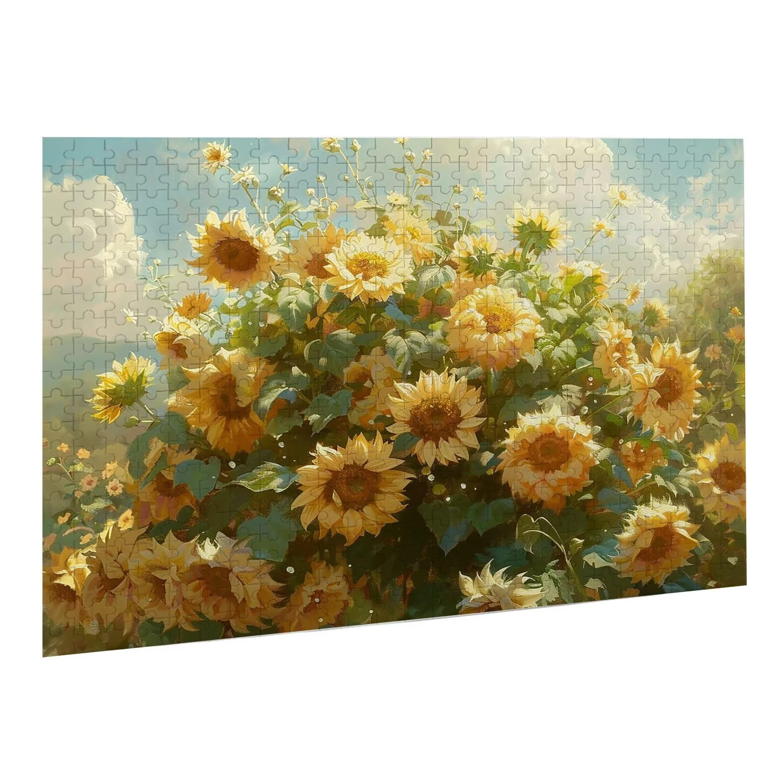 Jigsaw Puzzle, 4000 Pezzi Puzzle Classici, Fiore Puzzle Rilassamento Intelligence, Mpossibile Difficile Puzzles impegnativo per adulti Puzzles per Gioco Familiare, Regalo per Amore Amico Giallo K0F-26