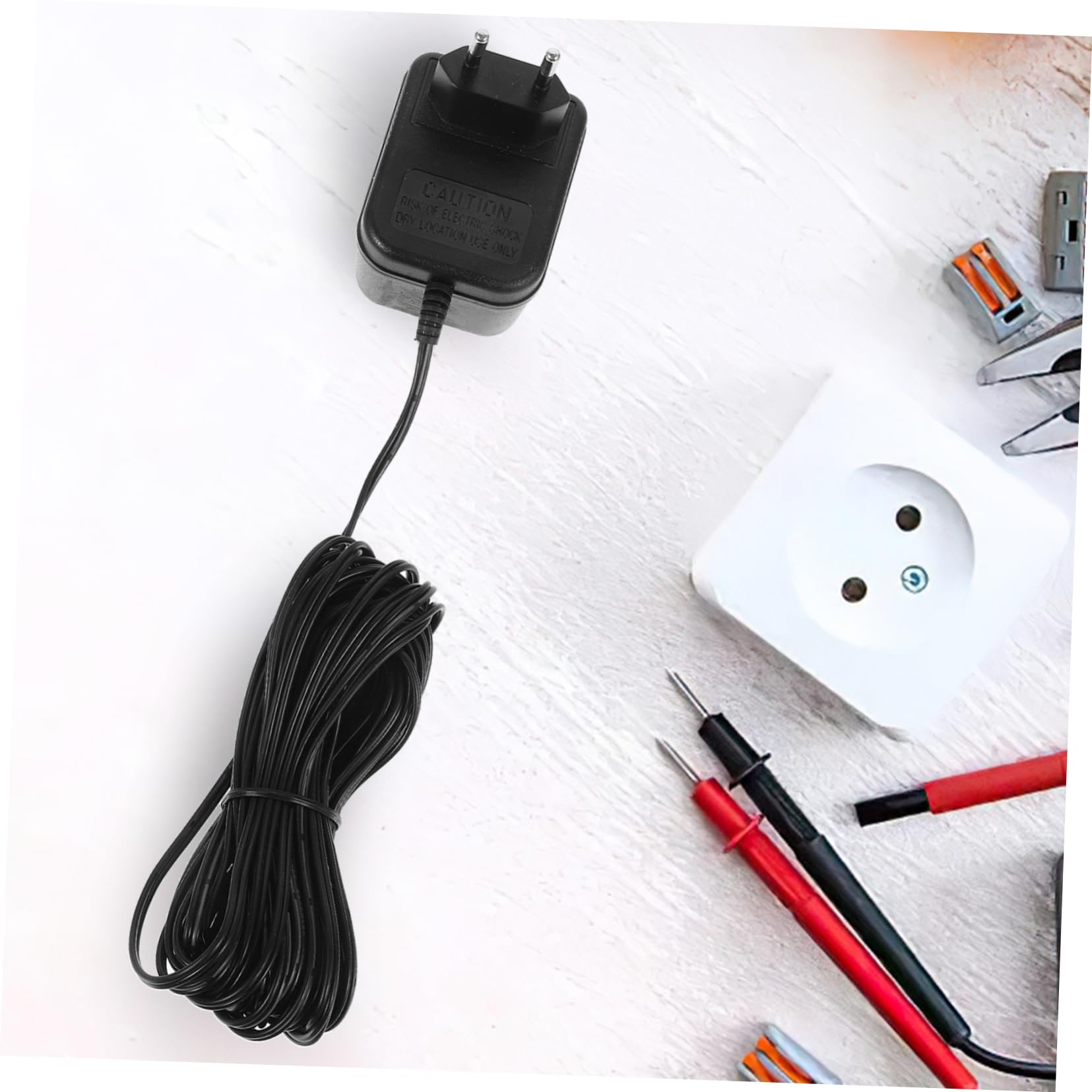 HOMSFOU 3piezas Adaptador De Puerta Timbre Para Sistemas De Timbre Fuente De Alimentación Diseño Elegante y Seguro Para Doméstico