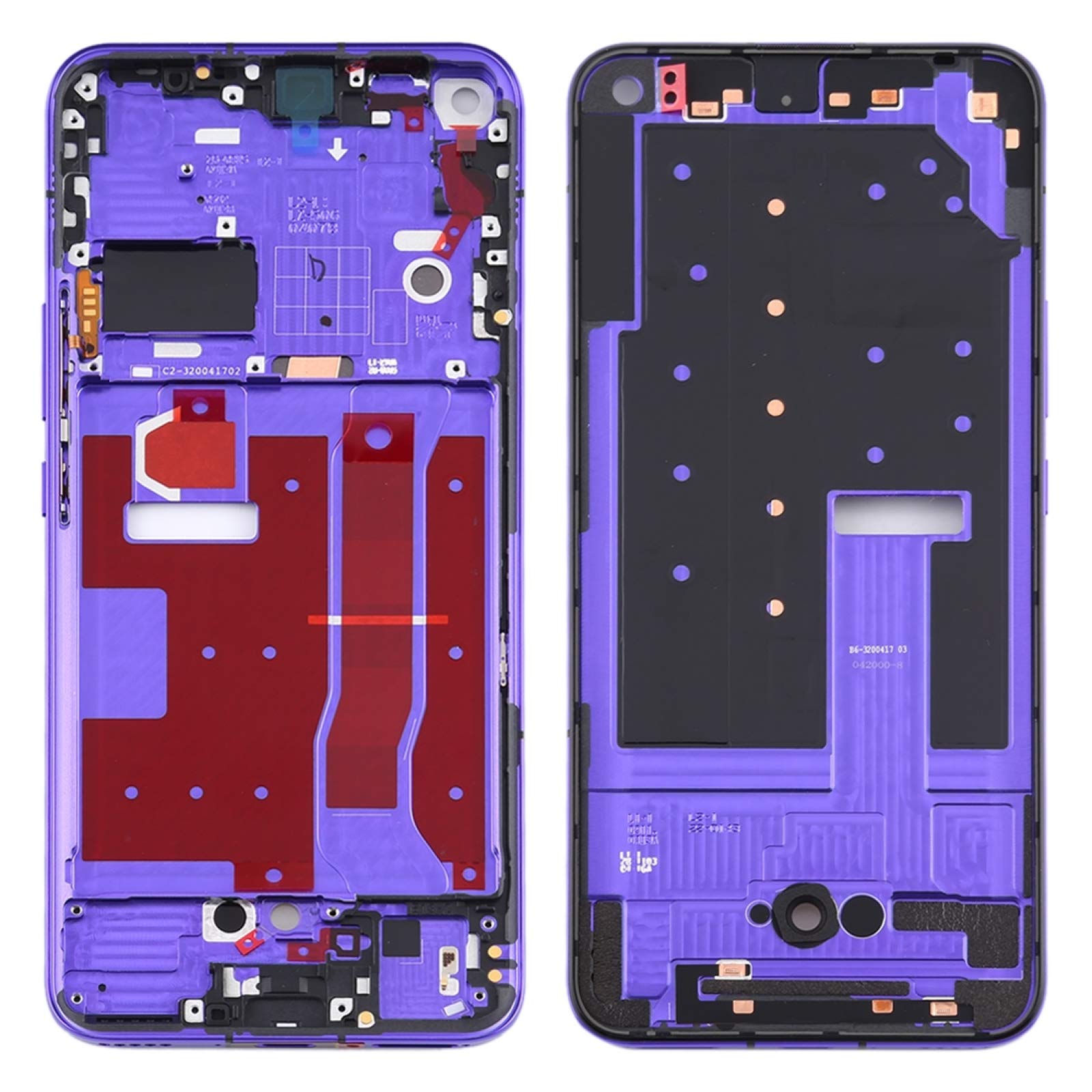 Châssis Huawei Honor 30 violet de remplacement pour ajustement précis