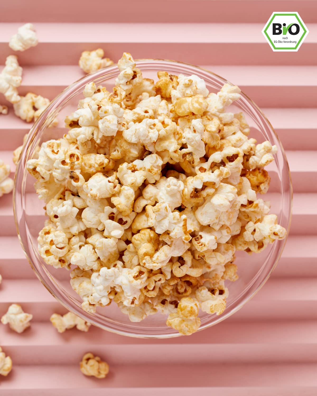 HEIMATGUT® Bio Vegan Popcorn Süß & Salzig | Aus bestem Butterflycorn Popcorn-Mais | Mit Bio Kokosöl & Ohne Butter und Palmöl | 10 Popcorn-Tüten à 90g | Glutenfrei & Ohne Künstliche Zusätze (10 x 90g)