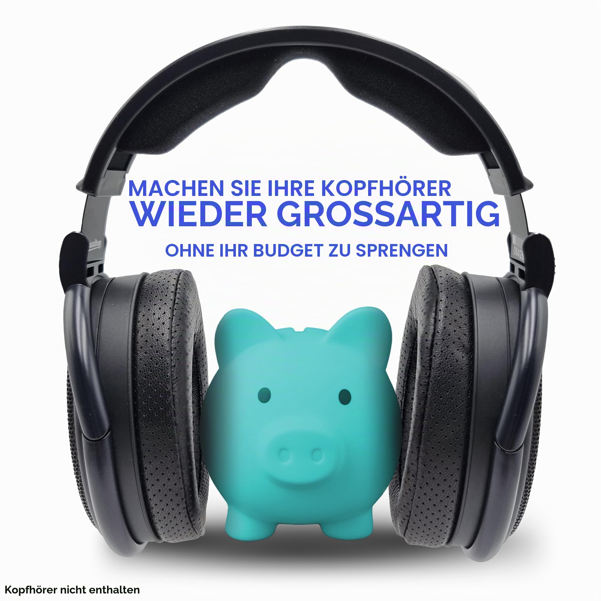 AHG Accessory House Global AHG perforiertes Schaffell-Ersatz-Ohrpolster HD 65/ HD 60, kompatibel mit Sennheiser HD 65HD 660S HD 660S2 HD 60Massdrop X HD 6XX HD58X Jubilee HD58 und HD565. Zweischichtig