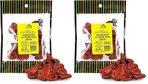 Miniatura 11 de Ciruelas rojas saladas secas - Saladitos Con Sal - 2.5 onzas (paquete de 2)