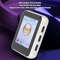 Vista 5 de Reproductor MP3 8G con Bluetooth, reproductor MP3 de 1.8 pulgadas con podómetro y altavoz, reproductor de música digital de alta fidelidad portátil