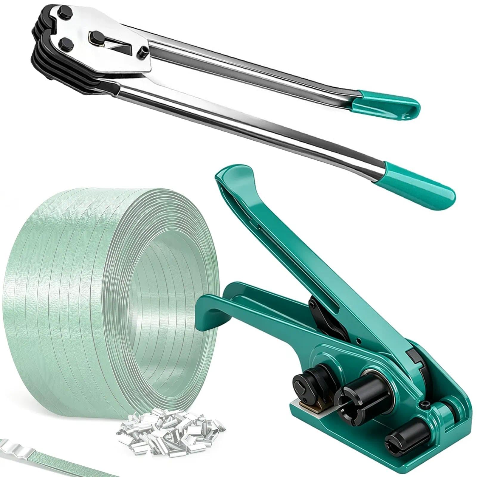 Kit de cerclage avec rouleau en polypropylène 16MMx310M longueur(Kit)