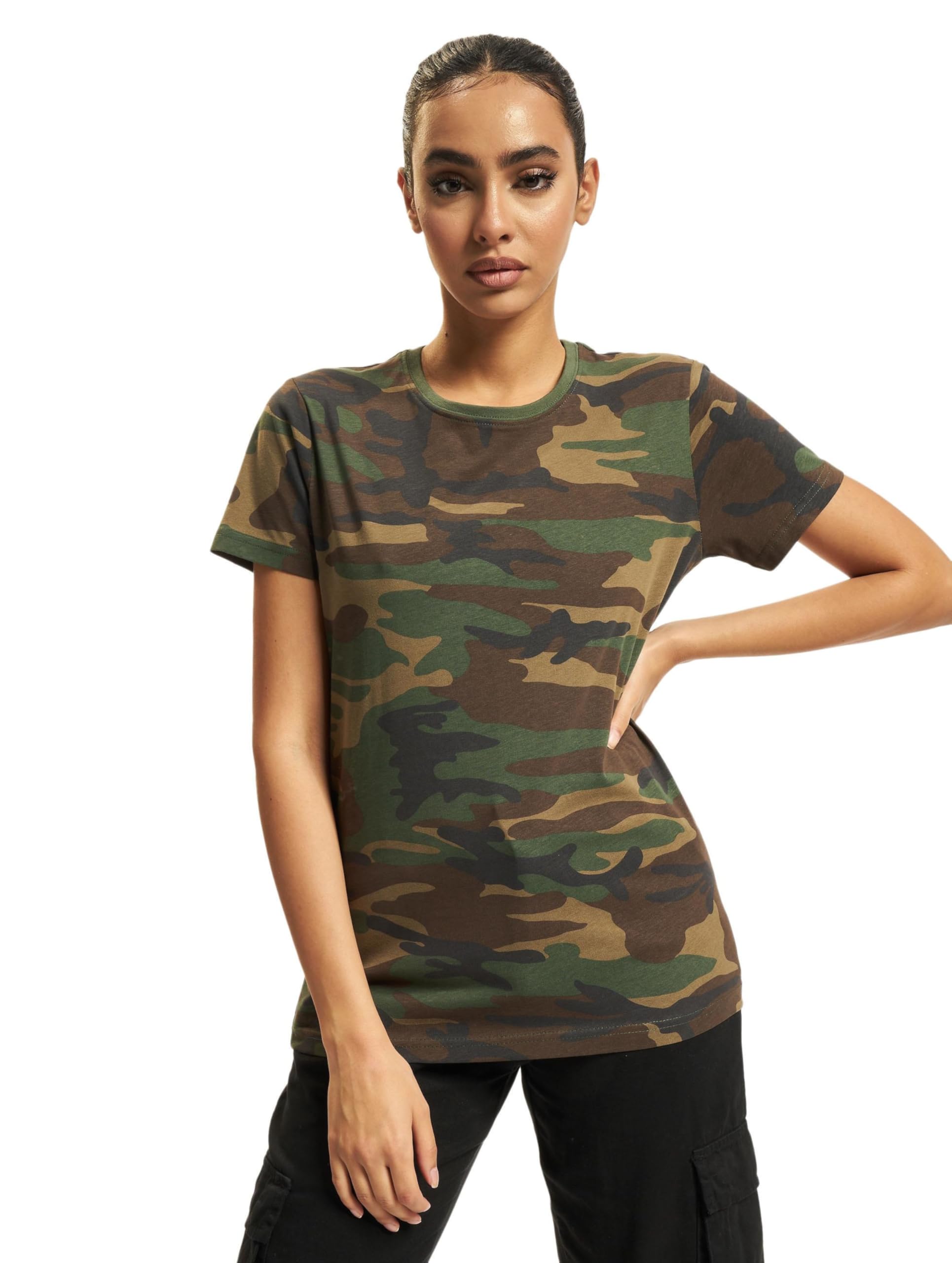Brandit Women T-Shirt, color: woodland, size: 5XL