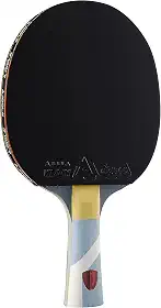 JOOLA Omega Strata - Raquete de tênis de mesa com alça rodada - Raquete de ping pong de nível de torneio com borracha de tênis de mesa Vizon - projetada para spin