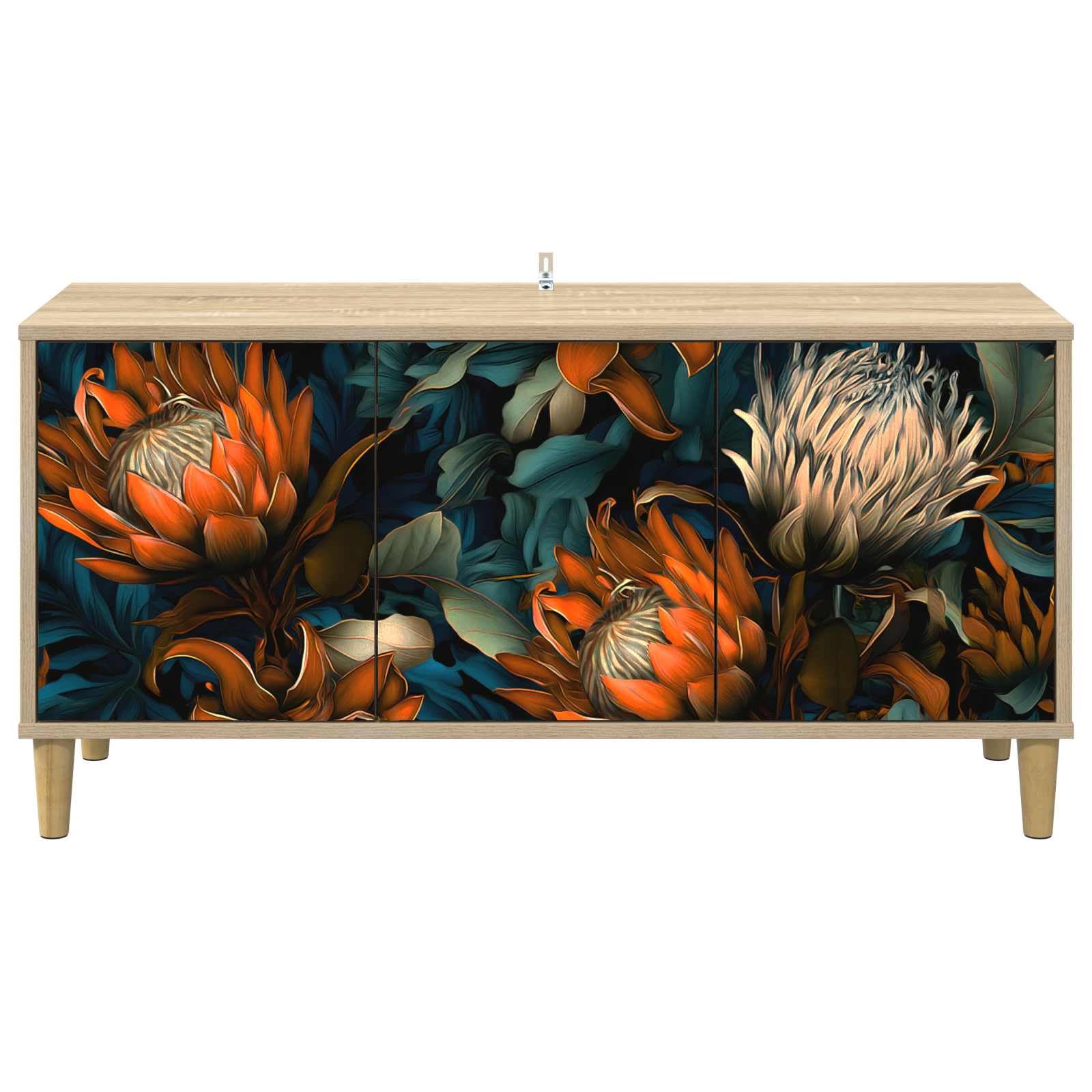 vidaXL Mueble de TV LOCHEM 102 x 33 x 50 cm Sonoma