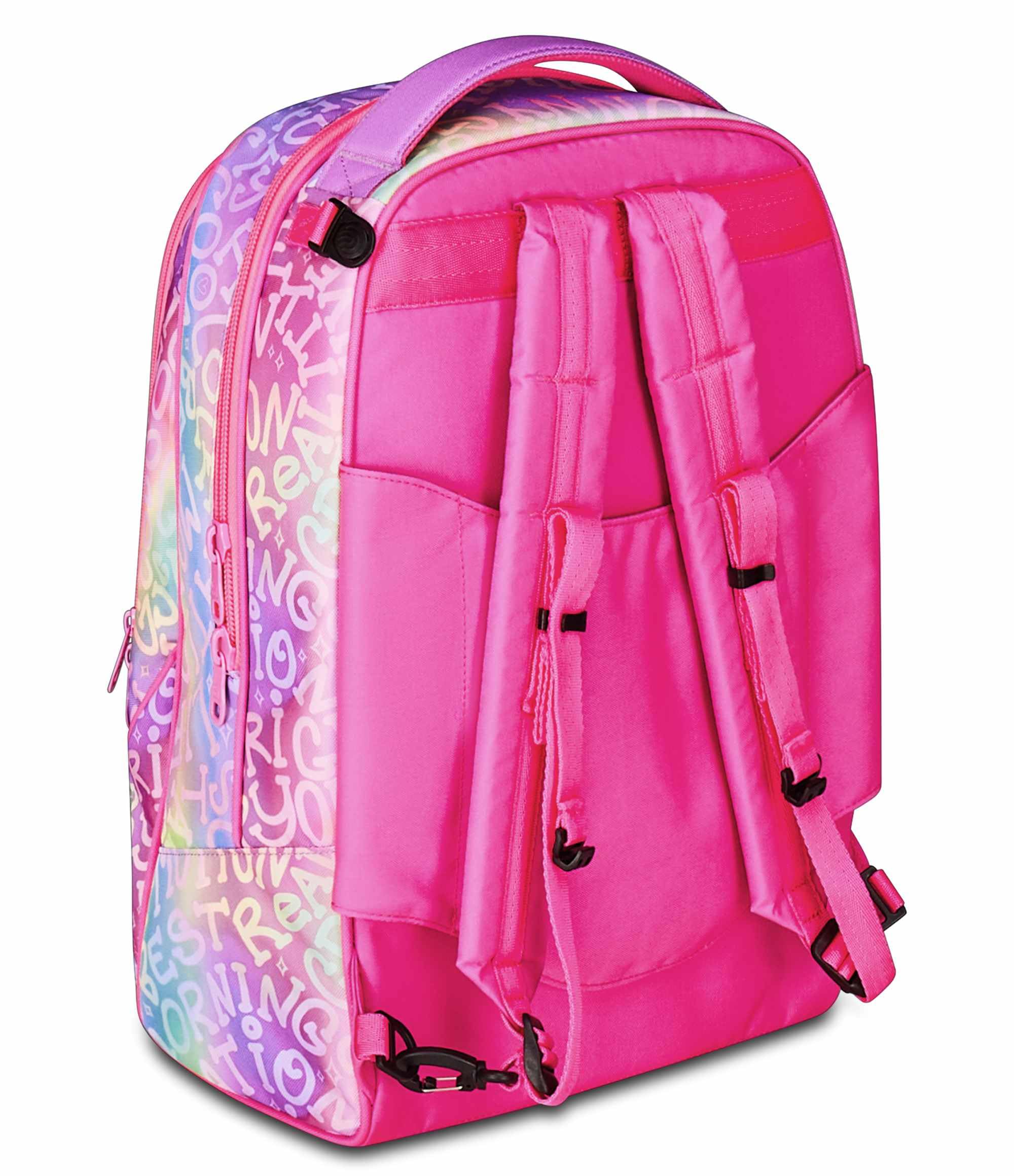 SJ GANG STYLE JAM GANG Trolley Scuola Jack 3 Ruote, Lilla, 3 in 1, Zaino Triplo Uso con Carrello Sganciabile, 33 L, Zaino Scuola Elementare, Zaino Bambina