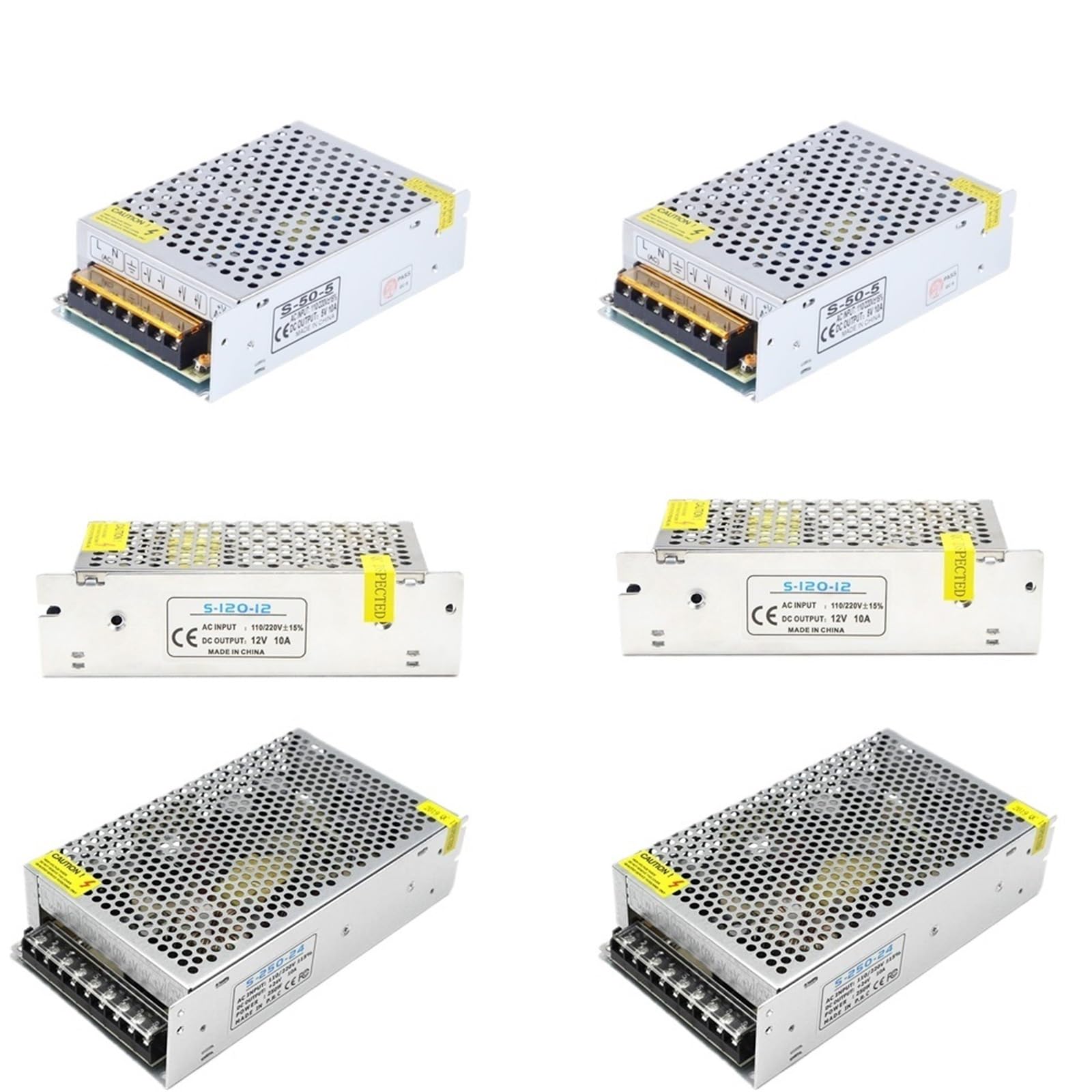 Alimentation 24V 10A à découpage 240W avec boîtier métal perforé - 6