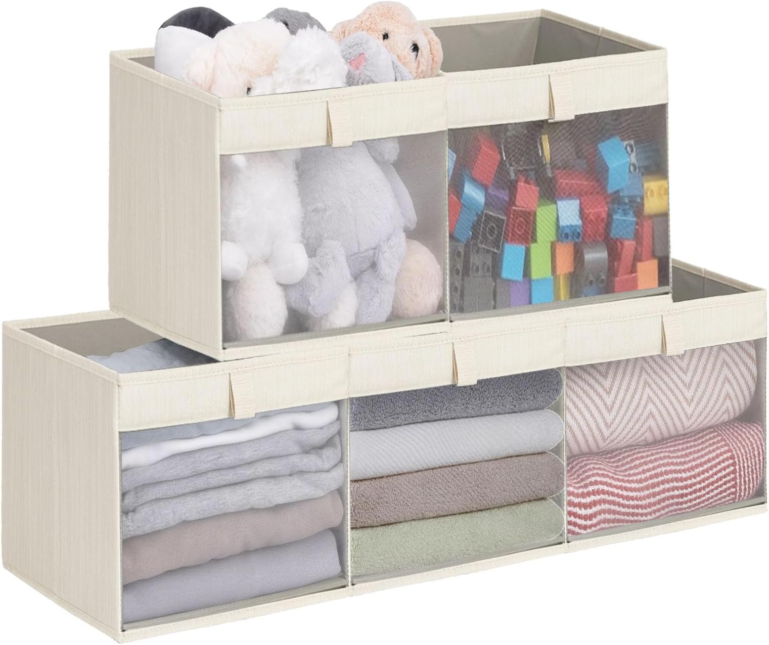 13x13x13 Storage Cube Bins, Fabric Storage Cubes