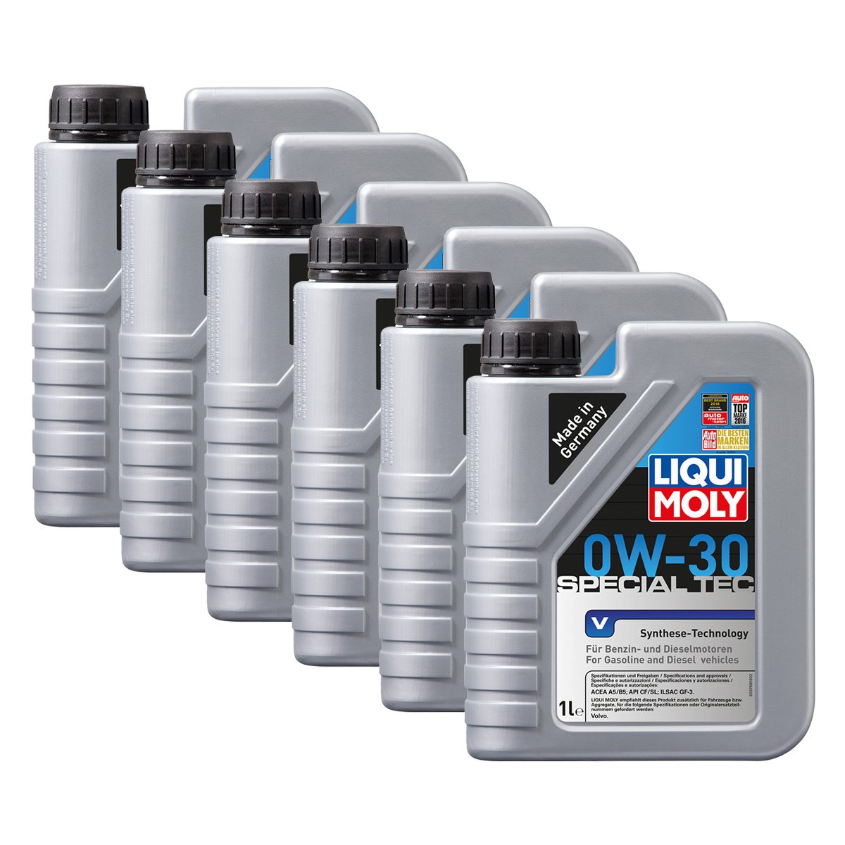 6x LIQUI MOLY 3768 Special Tec V 0W-30 Motoröl