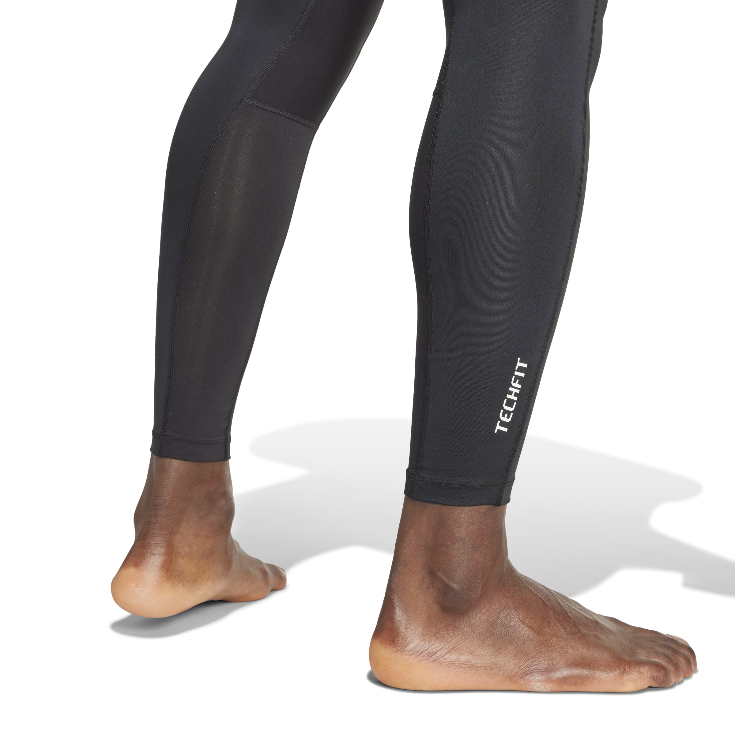 adidas Men's Mallas largas Techfit Compression Training, Black, S