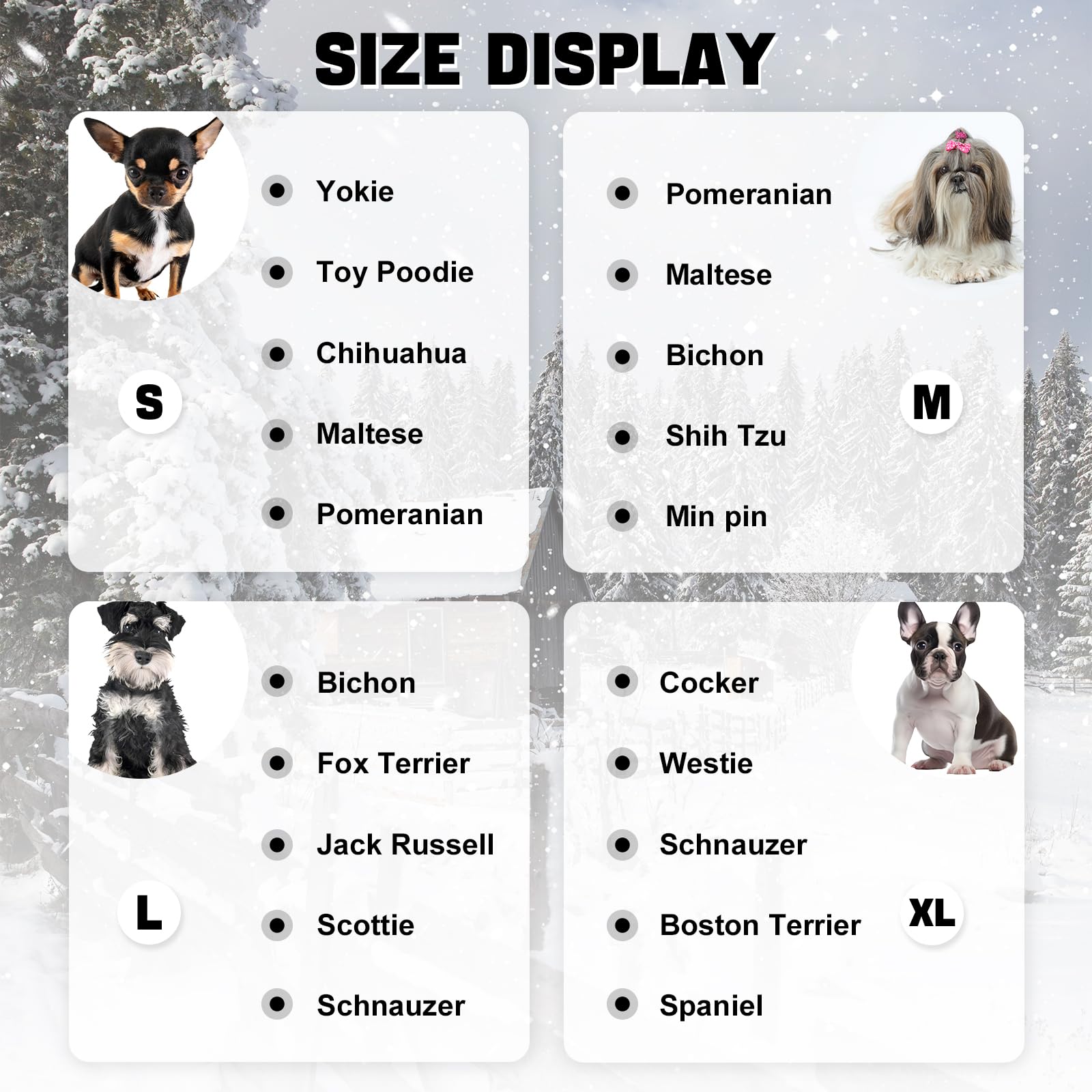 Gilet invernale per cani, giacca in pelle per cani, caldo, antivento, per cani di taglia piccola e media (XL)