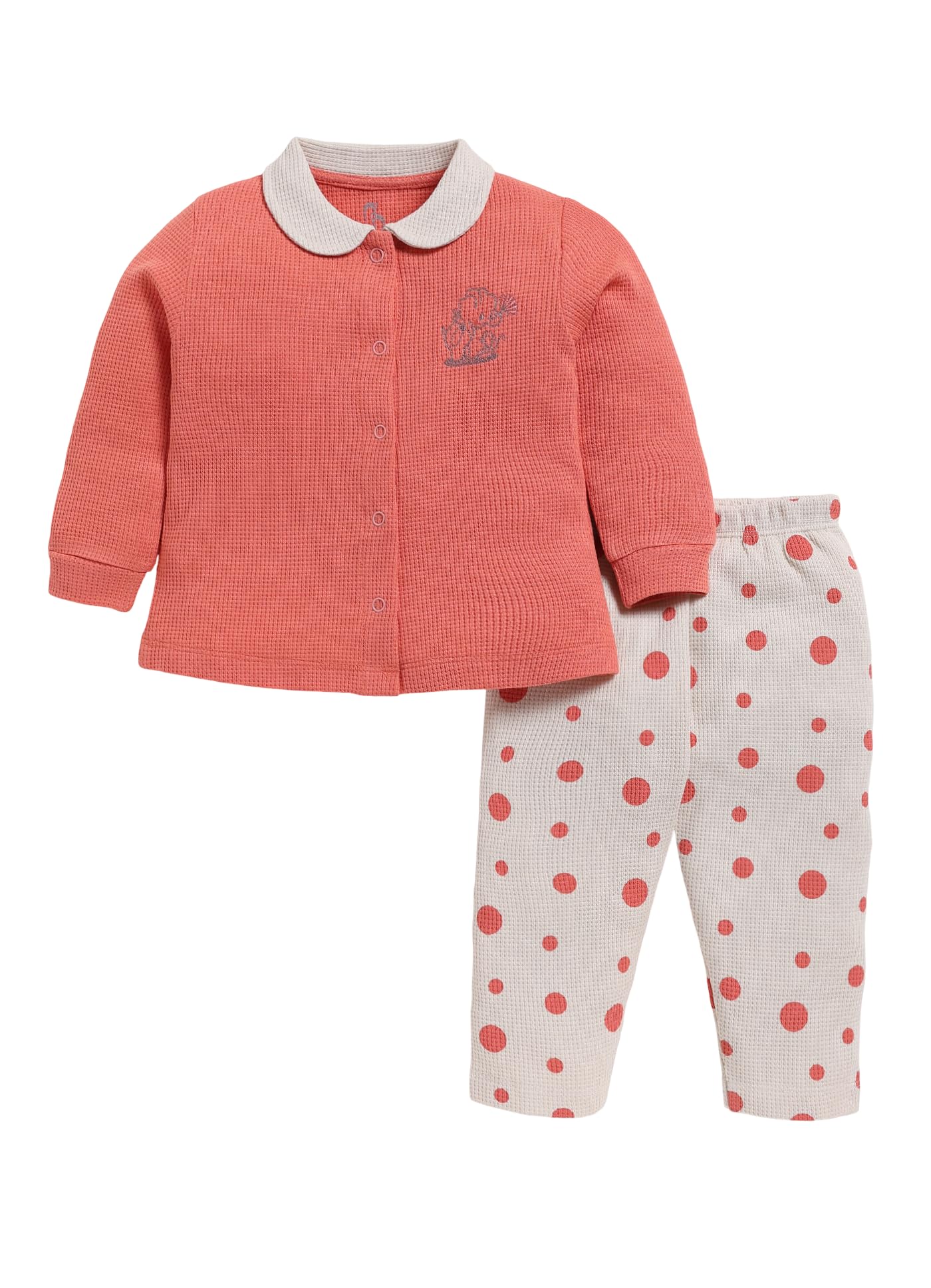 Baby Boys & Baby Girls Cotton Clothing Set | Full Sleeve Shirt & Pants Combo | Newborn Infant Formal Outfit | Soft Breathable Co-ord Set-image-15