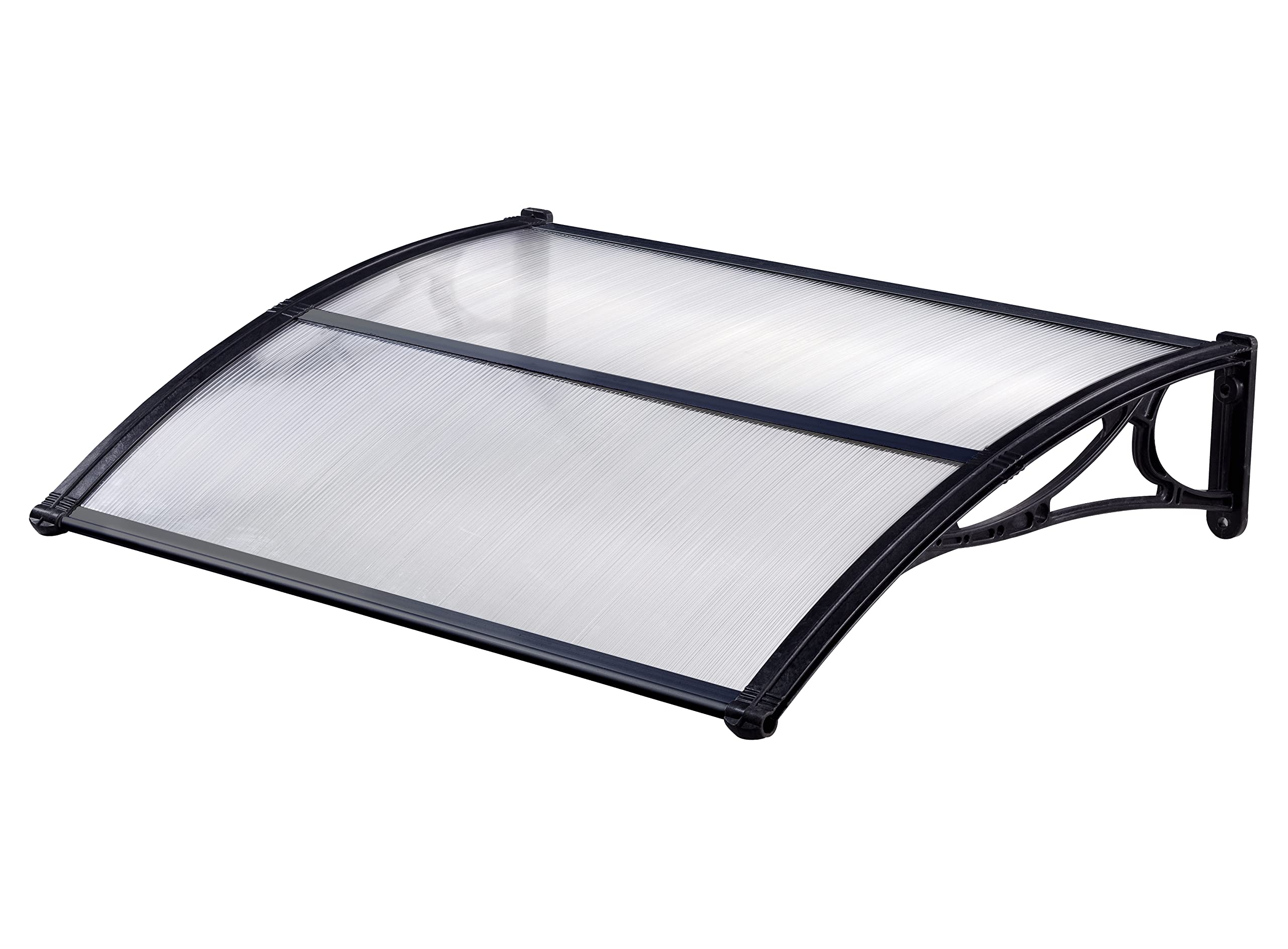 Linea Garden Friend p1327022, Porche ABS Profundidad 80 cm, Longitud 120 cm, Negro