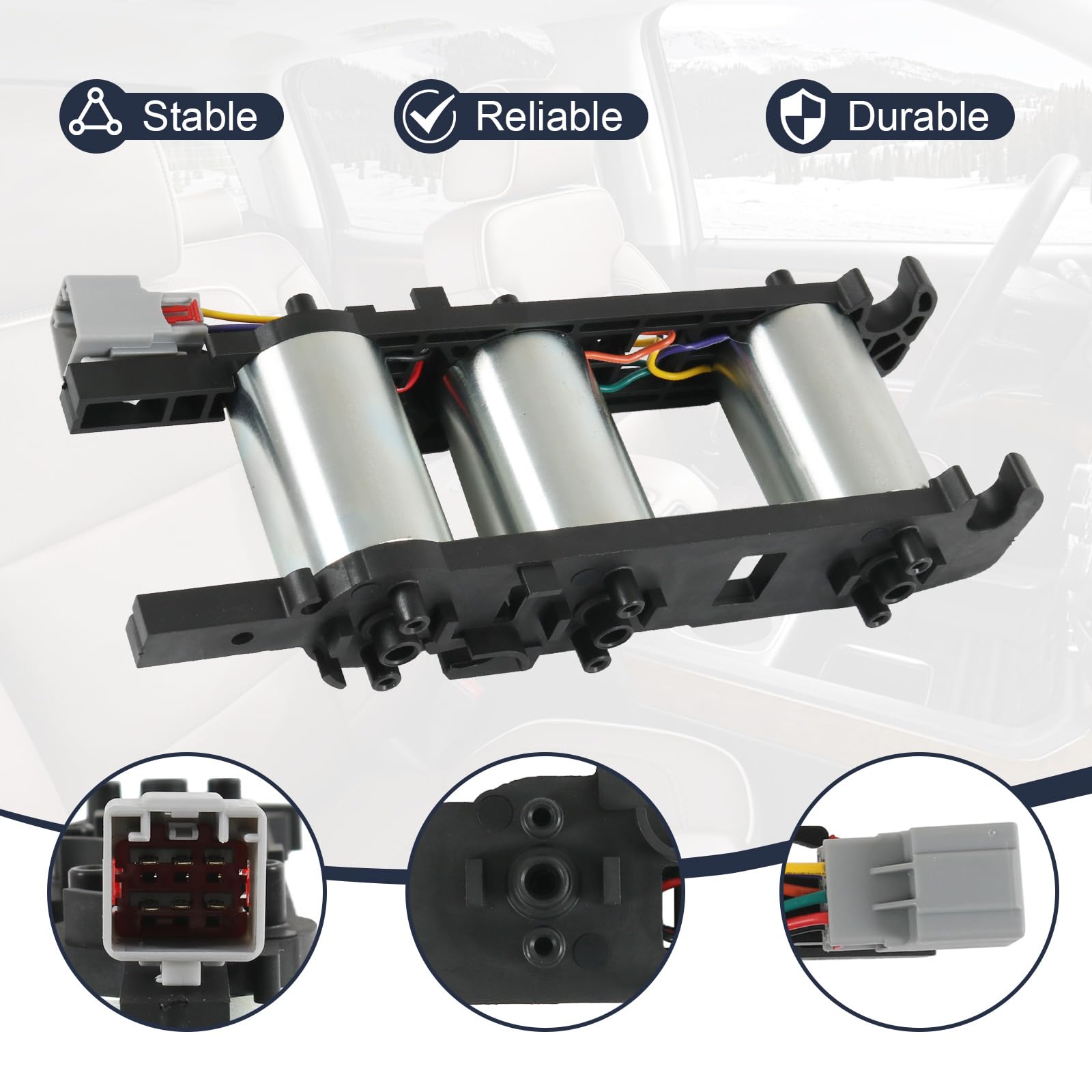 Motor de asiento eléctrico de 6 u 8 vías sin memoria compatible con Chevy Silverado Suburban Tahoe Avalanche GMC Sierra Yukon Cadillac Escalade 2007-2014 Reemplaza # L0060111