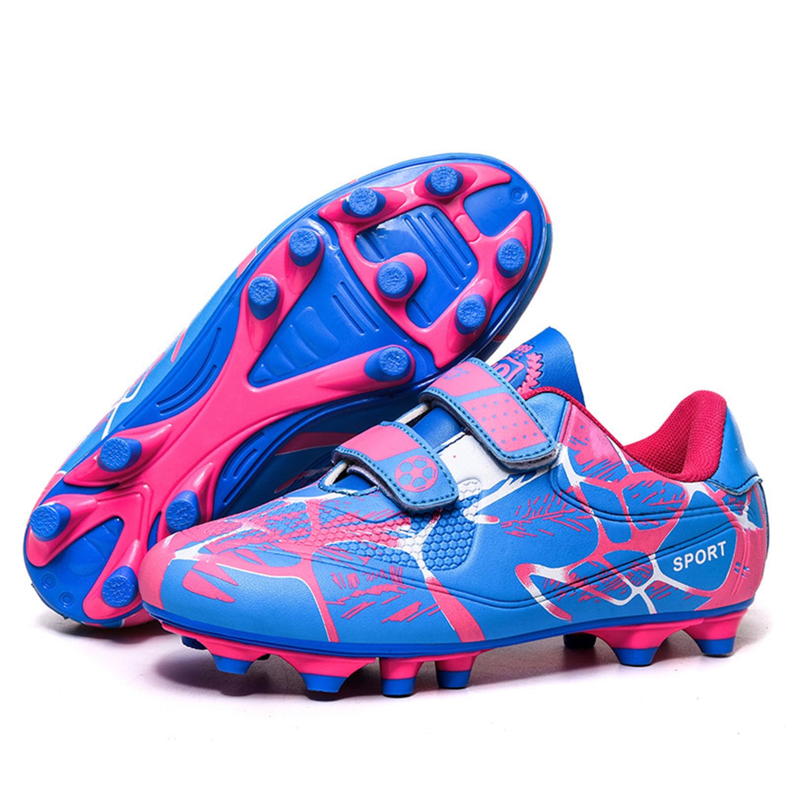 Générique Enfant Chaussures de Football, Crampons Garçons Filles Chaussure de Foot, Jeunesse Spike Formation Chaussures de Sport pour Pelouses Formation 28-38