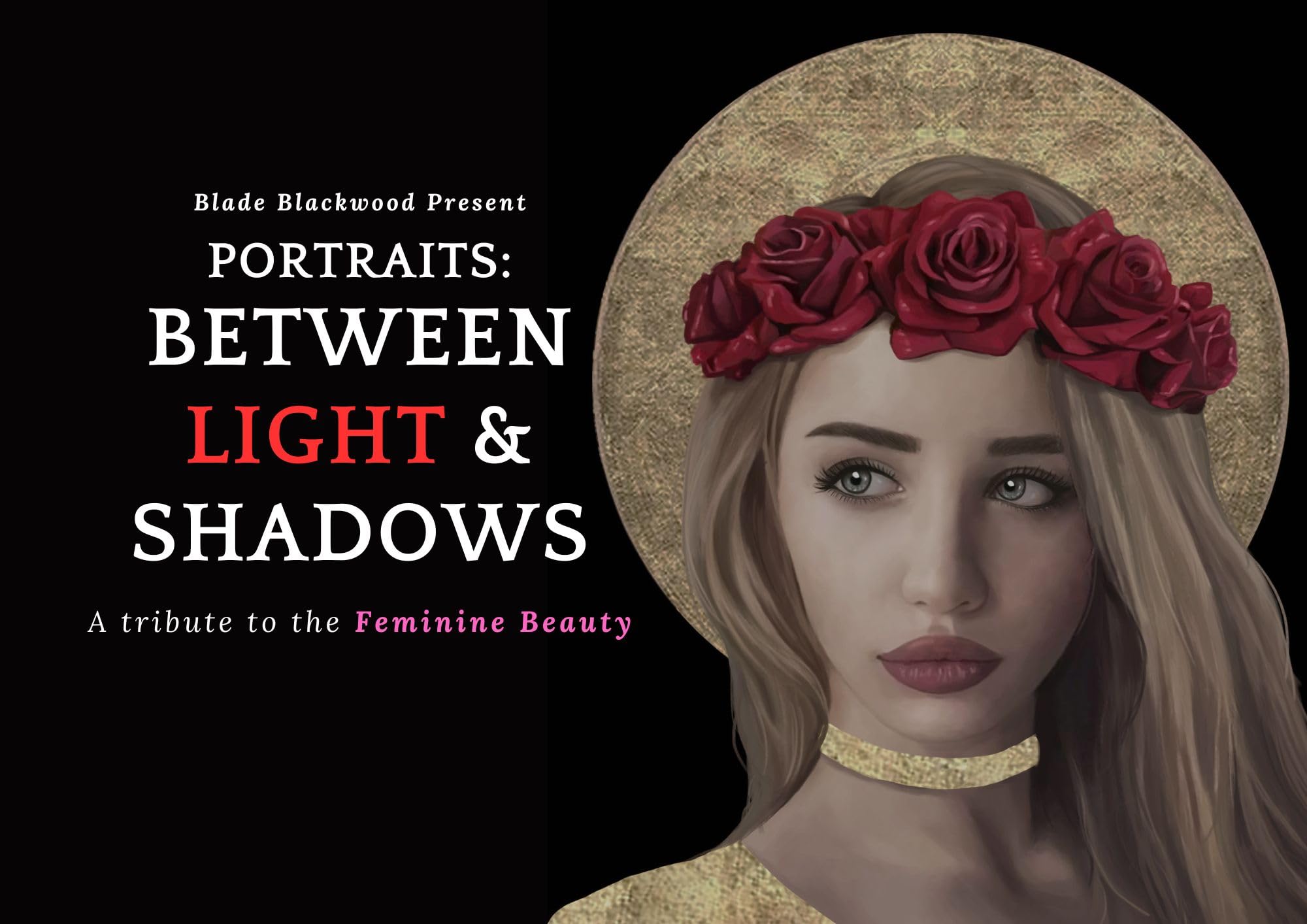 Livre d'art Portraits: Between Light and Shadows hommage à la beauté