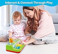 Vista 6 de Juguetes Emergentes Musicales de Causa y Efecto con Luz y Música para Niños de 1-3 Años, Juguete Interactivo para Bebés con Sonidos de Animales