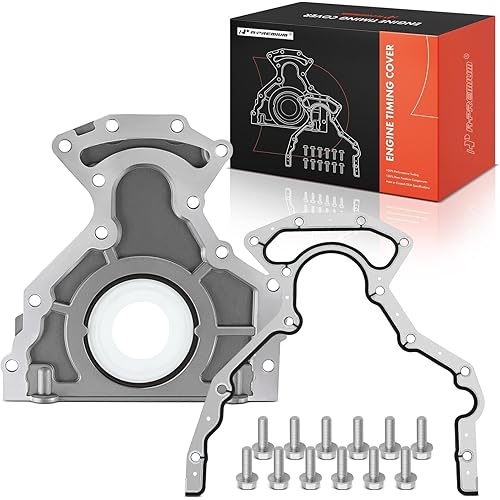 A-Premium Engine Rear Main Seal Cover Kit [OHV, 8Cyl 4.8 5.3 5.7 6.0 6.2 7.0L] Compatible with Chevy, GMC, Cadillac, Hummer, Isuzu, Pontiac, Saab & Buick, fits Express, Silverado, Sierra & More Models