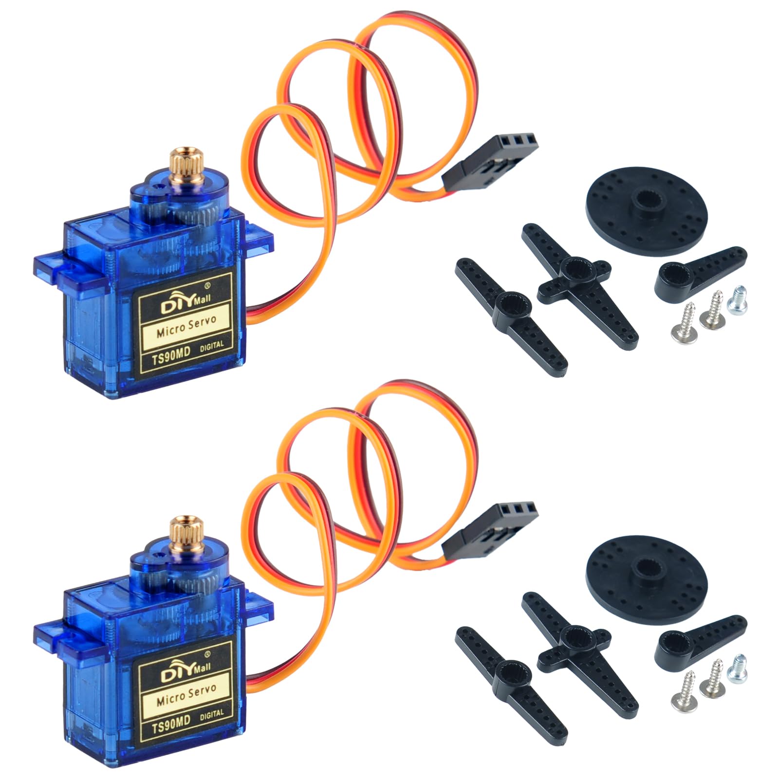 Amazon | TS90MD ミニデジタルサーボフルメタルギア360度連続回転