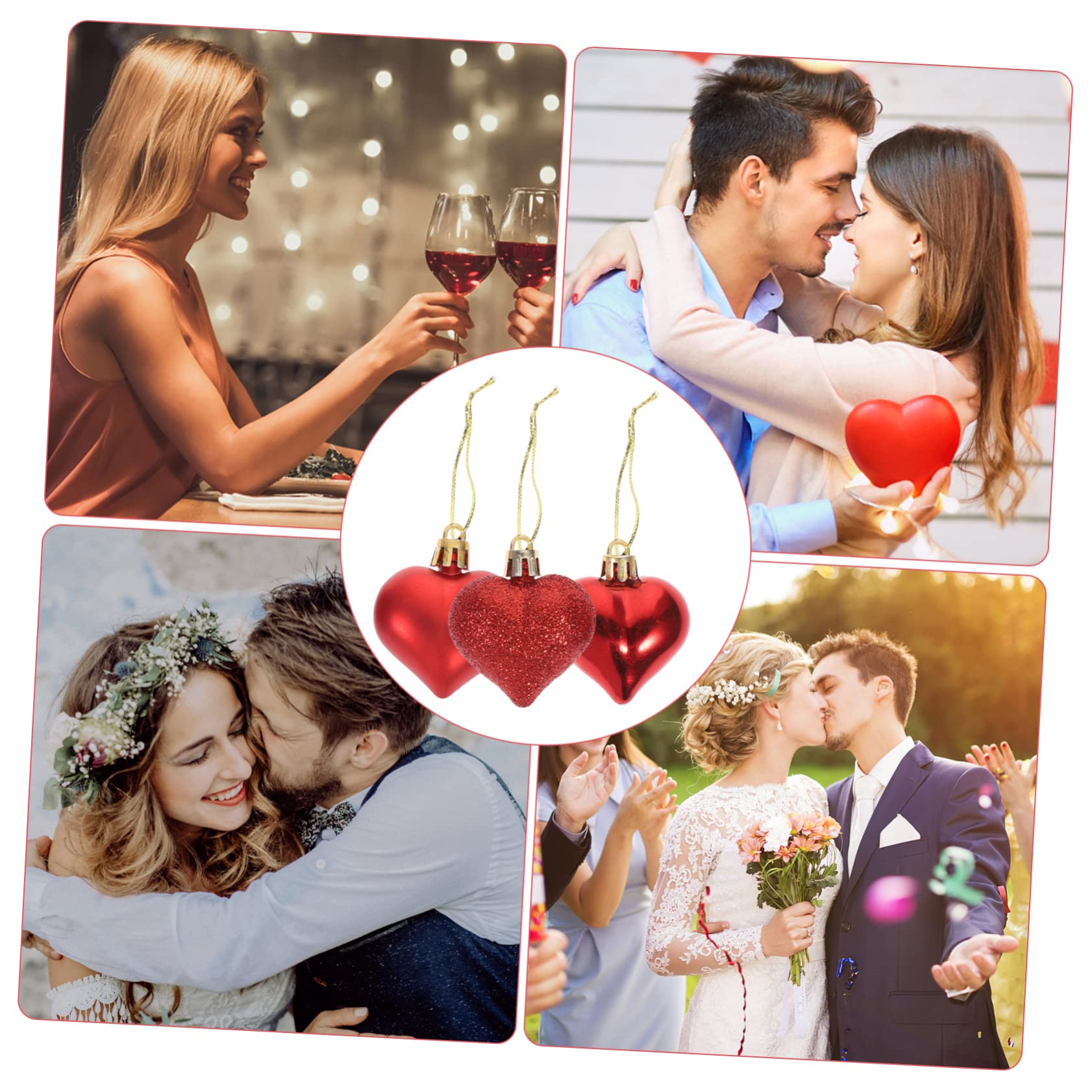 SIRIUS Cuore decorativo in vetro Wave heartda appendere - ⌀ 15 cm - | Tutto ciò che ti serve per abbellire casa a prezzi imbattibili