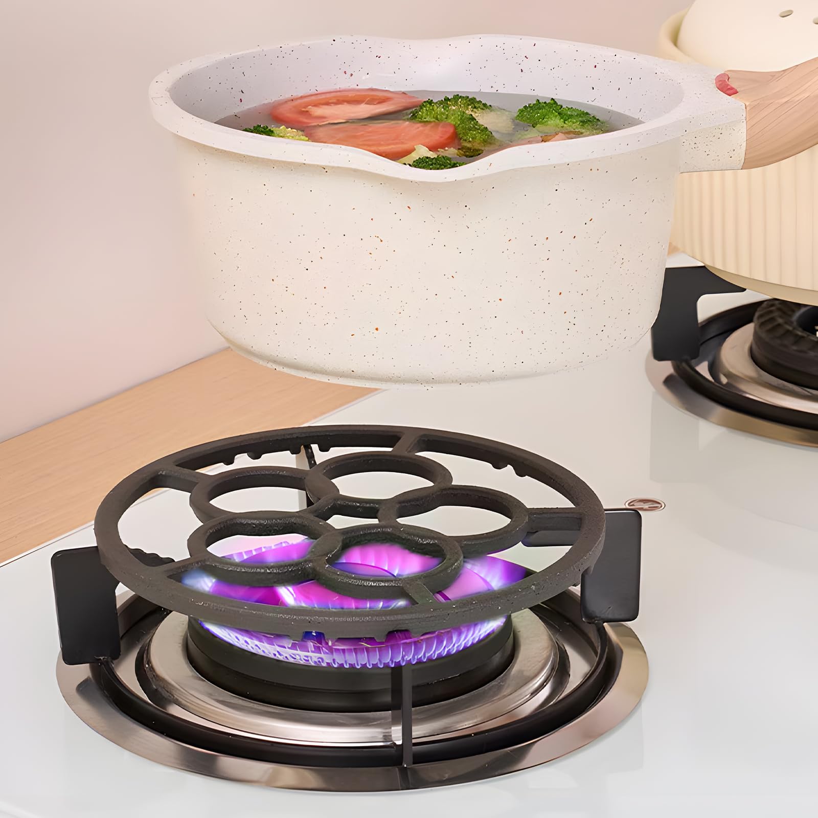 Amazon.com: Gas Ring Reducer(New Upgrade), Non Slip Iron Gas Stove