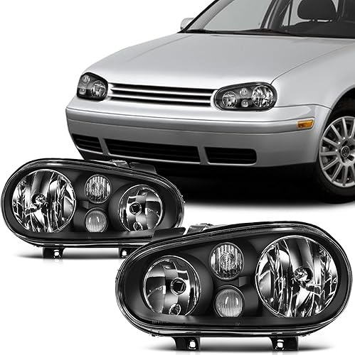 Miniatura 46 de SCITOO Faros delanteros para Jeep Grand Cherokee 1999-2004, carcasa cromada, reflector ámbar, lente transparente, lado del conductor y del pasajero