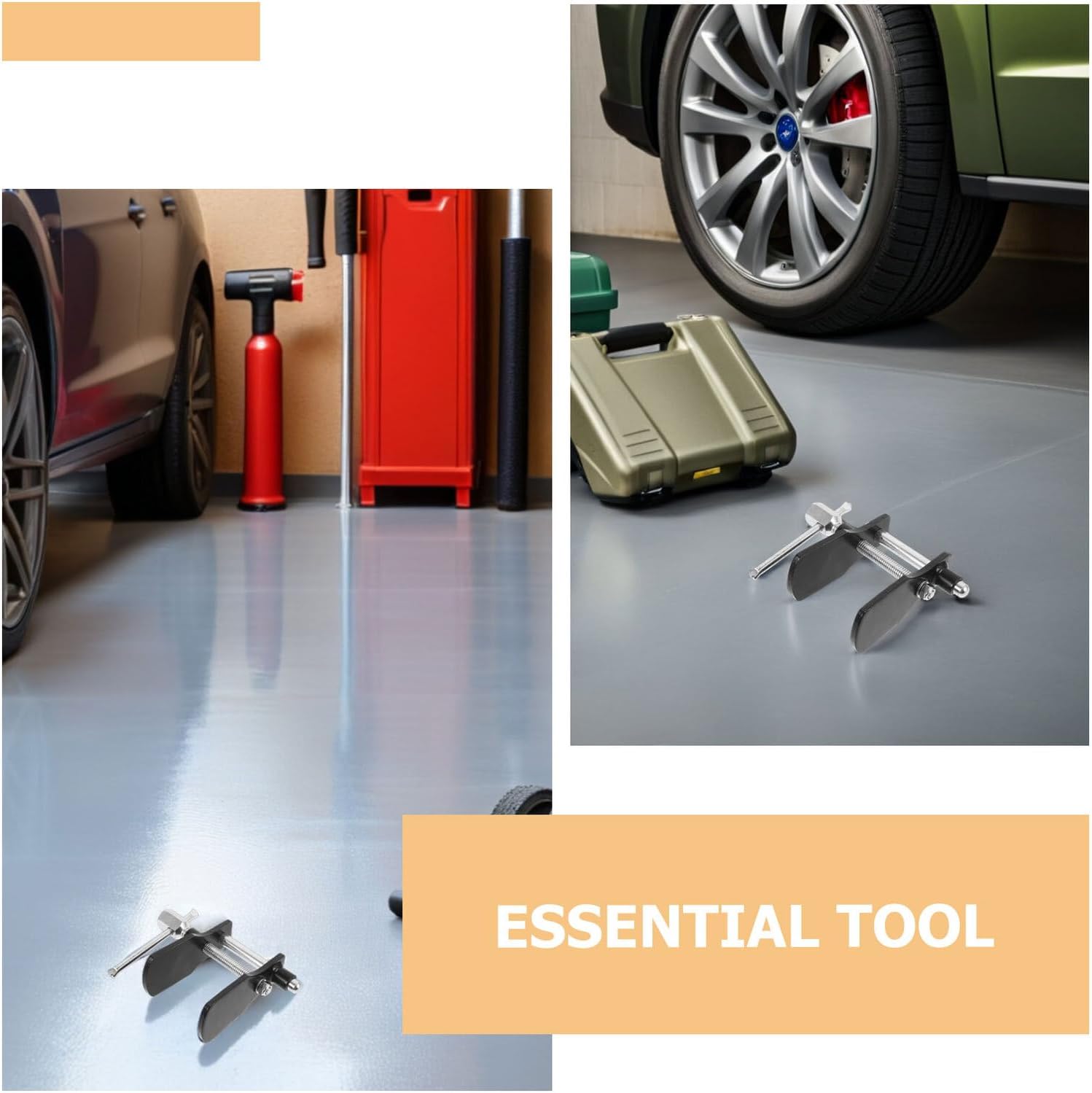 Brake Caliper Compression Tool and Disc Brake Caliper Spreader 2pcs Set for Car and Motorcycle Maintenance for Automotive Repair