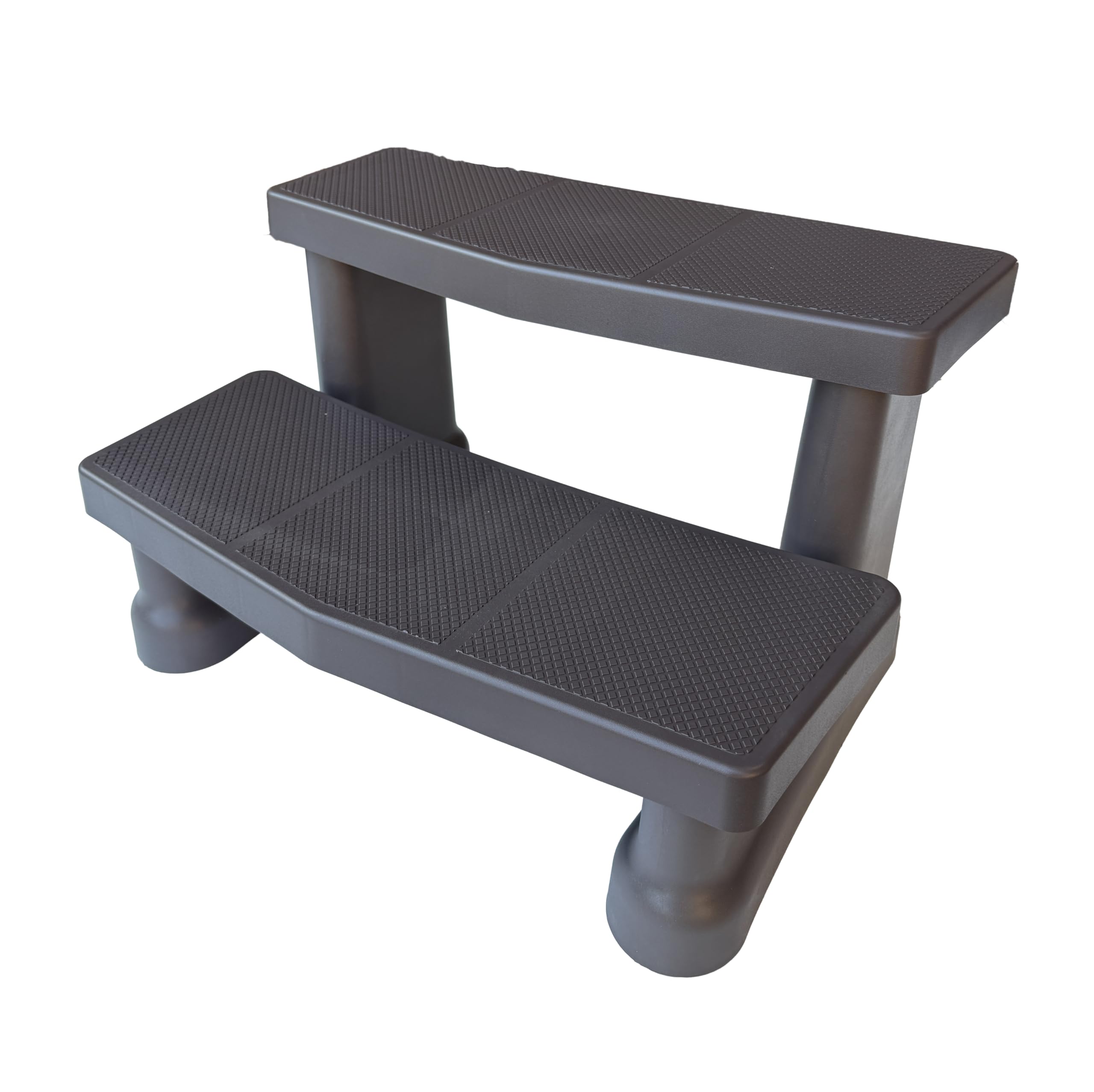 Happy Hot Tubs Plastic Hot Tub Steps Espresso Brown
