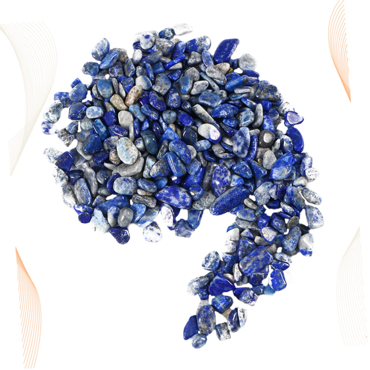 Unomor Gravel Aquarium Rock Gravel for Small Aquarium Tank Decor Aquarium Gravel Pebbles Aquarium Accessories Garden Stones Landscaping Rocks Aquarium Stones Fish Rocks Blue