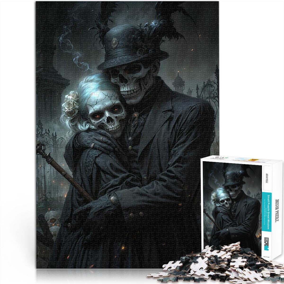 Adults Puzzles 1000 Piece Jigsaws Voodoo Love Spielzeug für die ganze Familie Künstlersammlung, Bildende Kunst52x38cm — image 1
