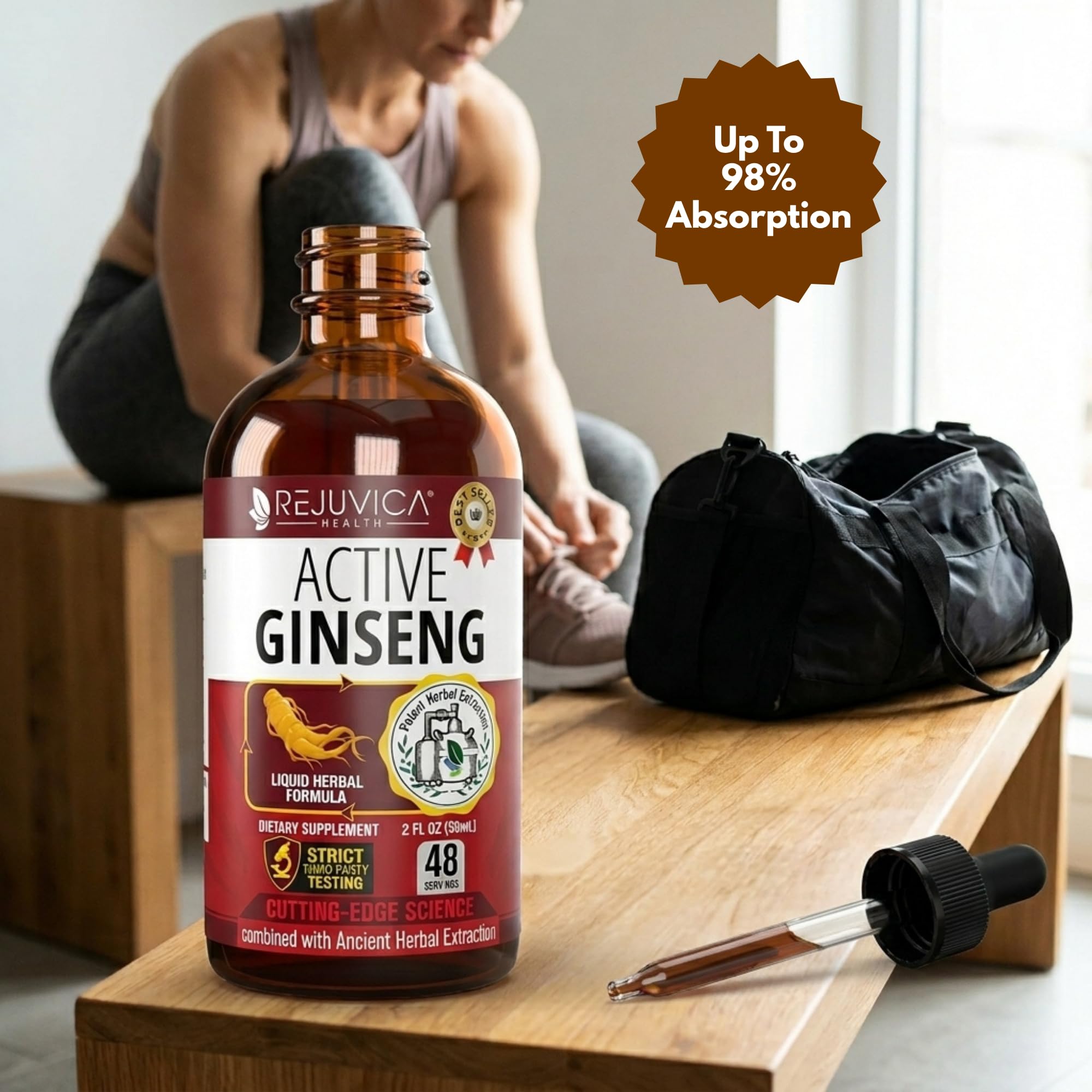 Active Ginseng - Korean Red Panax Ginseng - Natural Ginsenosides & GMO-Free — Amazon image 5