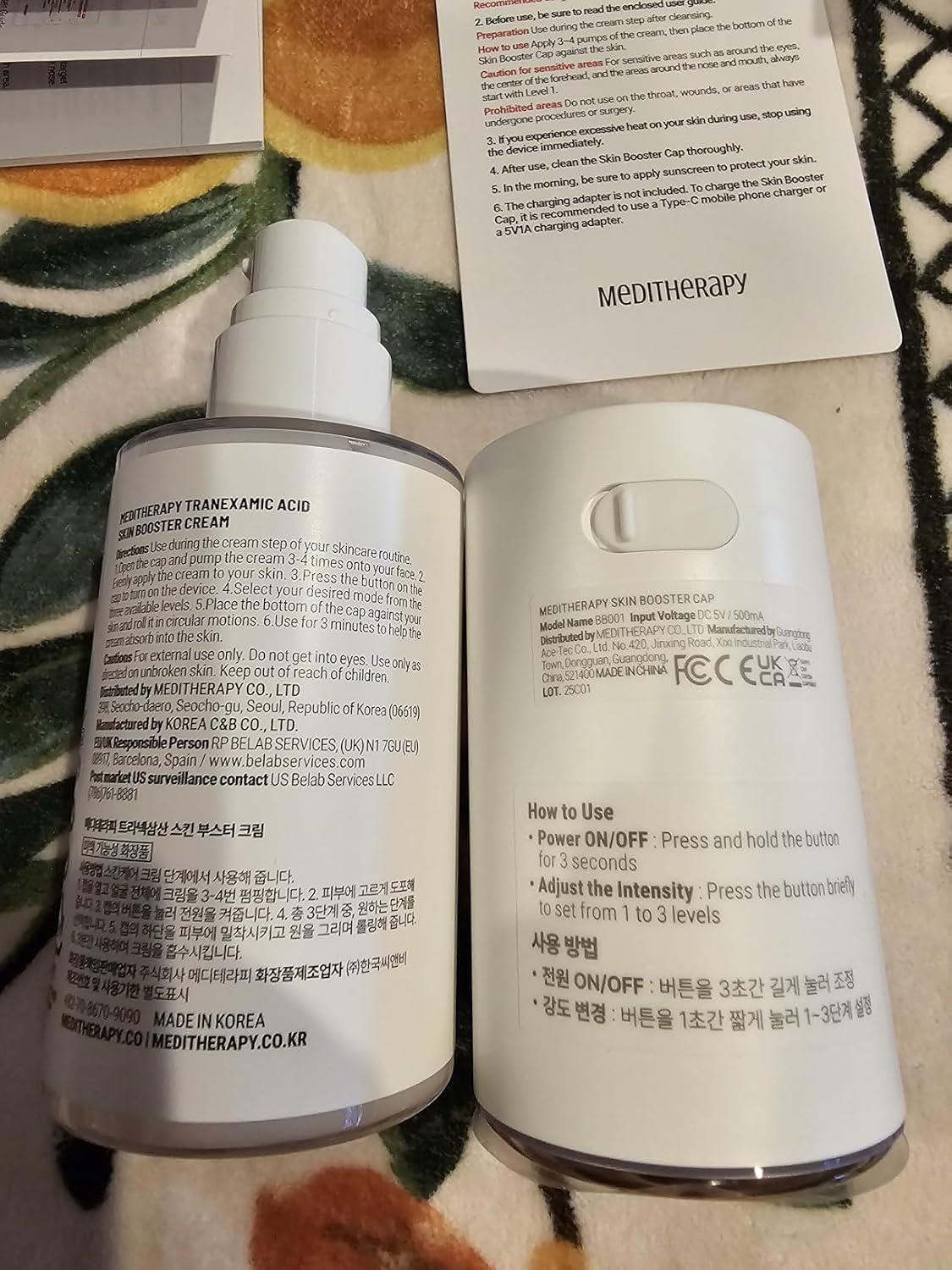 MEDITHERAPY Tranexamic Acid Skin Booster Cream 3.4 Fl Oz - 5% Niacinamide & 3% TXA Korean Face Moisturizer - Gentle Face Cream for Improved Clarity & Even Skin Tone - Radiant Complexion, Natural Color