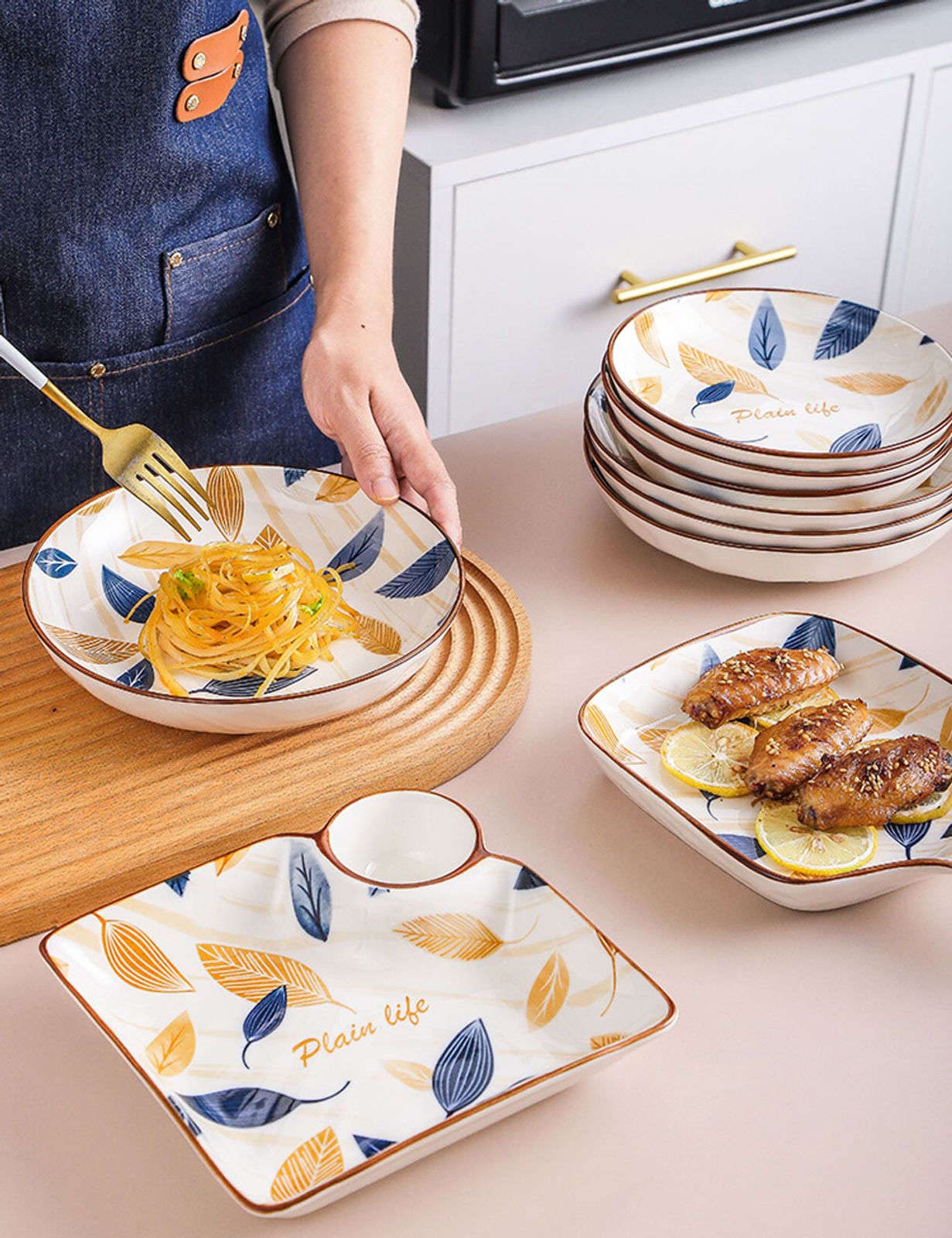 Assiettes, Assiettes à dîner divisées, assiette de contrôle du régime