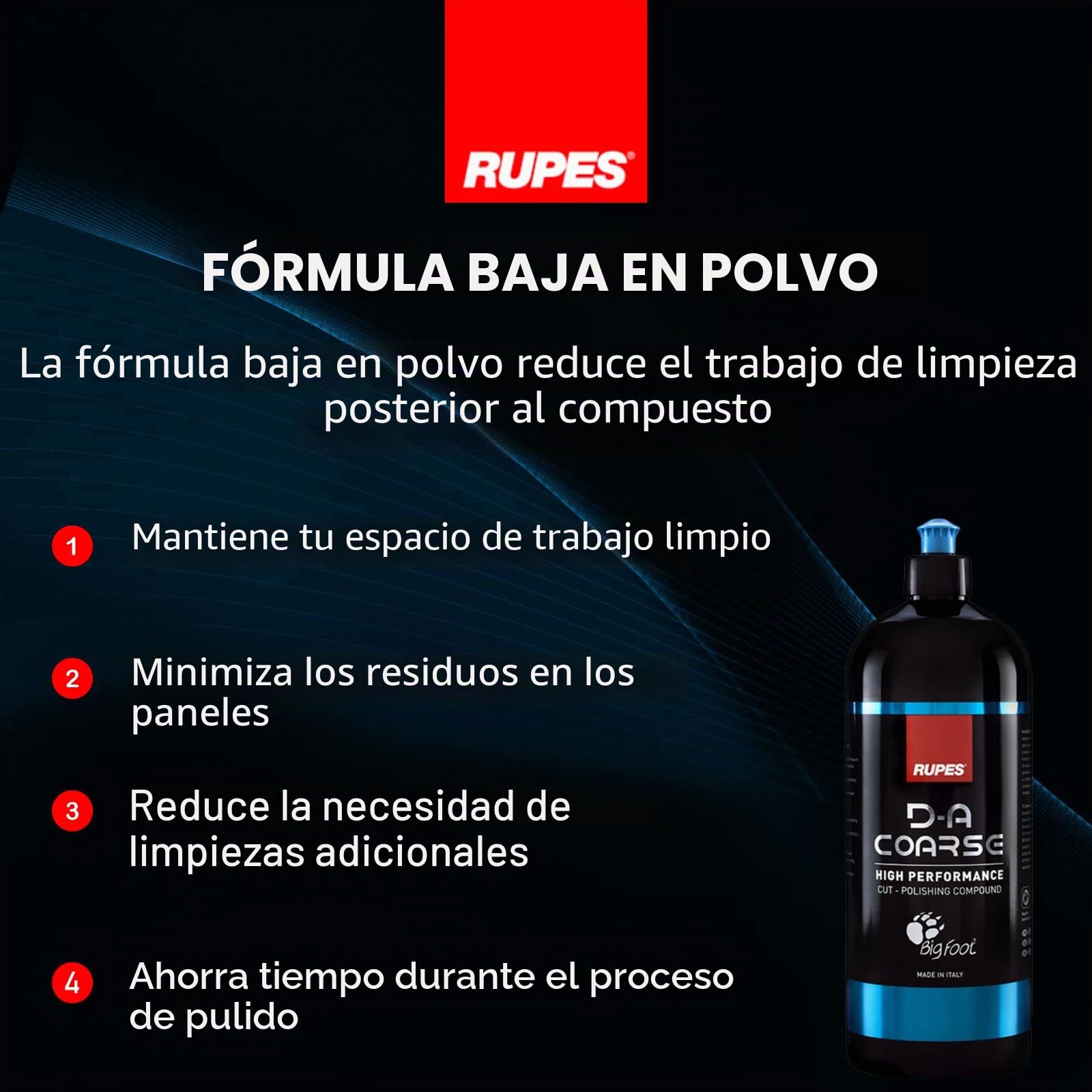 Pulimento RUPES D-A COARSE (1000 ml)